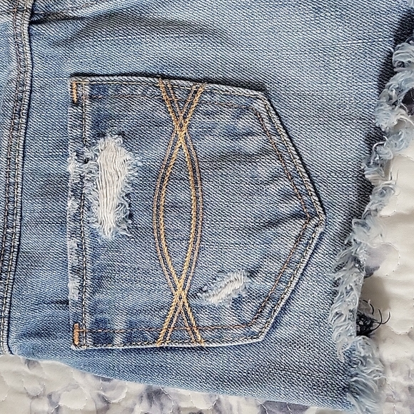 Abercrombie Kids Jean Shorts Distressed So Cute - Picture 8 of 11